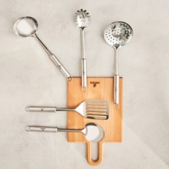 Karaca Tina 6 Parça Çelik Standlı Servis Seti