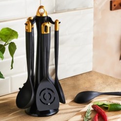 Emsan Hera 6 Parça Standlı Servis Seti Gold