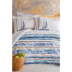 Apricitas Marinero Mavi Tek Kişilik Nevresim Takımı Set