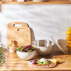 Emsan Flow Cup 2 li Karıştırma Kabı Bej 20-24 cm