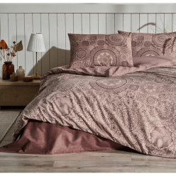 Özdilek Mandala Mistico Çift Kişilik Bordo Nevresim Takımı