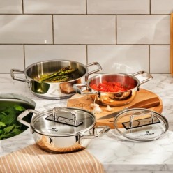 Karaca Arya İndüksiyon Tabanlı 6 Parça Çelik Sahan Set