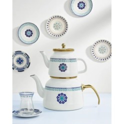 Karaca Mai Selçuklu Serisi Emaye Çaydanlık Takımı