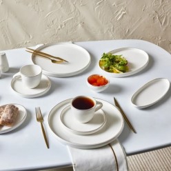 Karaca Streamline Sunset Porselen 34 Parça 6 kişilik Kahvaltı/Servis Takımı Gold