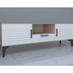 Armoni Ceviz Beyaz TV Sehpa