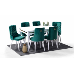 Zen Elkamet Beyaz Masa Takımı