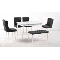 Kelebek Beyaz Masa Takımı