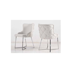 Arigon Yıldız Krom Ayaklı Sandalye