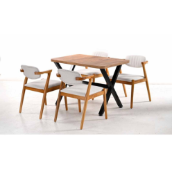 Zeus Cafe&Restaurant Atlantik Çam Masa Takımı