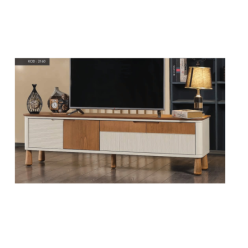 2160 Beyaz Atlantik çam Tv Sehpası