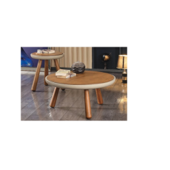 4167 Atlantik Çam Krem Oval Orta Sehpa