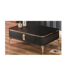 4106 Siyah Gold Orta Sehpa