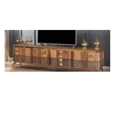 2063 Atlantik Çam Gold Tv Sehpası