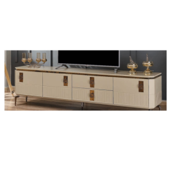 2065 Gold Krem Tv Sehpasi