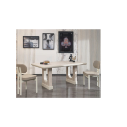 7045 Krem Yemek Masası