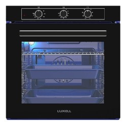 Luxell A68-SF3 88 lt Süper Kristal Siyah Ankastre Fırın