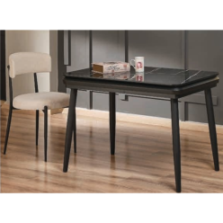 7051 Siyah Yemek Masası 