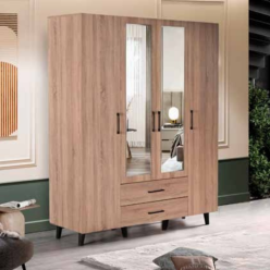 Alis 4 Kapaklı Elbise Dolabı