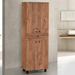 İrem Atlantik Çam Banyo Dolabı (Sepetsiz-Raflı)