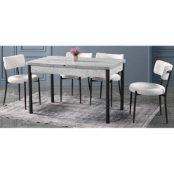 Nisa Lagina Masa+Eylül Sandalye Takımı