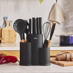 Karaca Burby 14 Parça Bıçak Seti Siyah