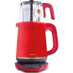 Homend Royaltea 1761H 1800 W Konuşan Çay Makinesi Kırmızı Gold