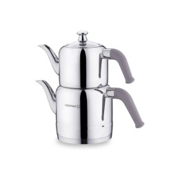 Korkmaz A189-02 Riva Bej Çaydanlık Takımı