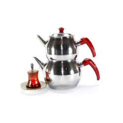 Bykardelen Mini Küre Çaydanlık Kırmızı