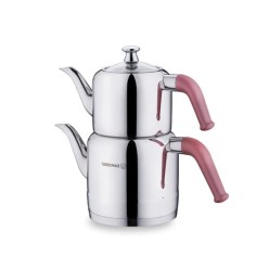 Korkmaz A189-01 Riva Rose Gold Çaydanlık Takımı