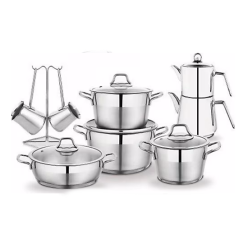 SCHAFER Çeyiz Seti Mamma Mia 15P Inox