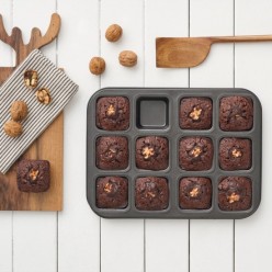 KARACA PURE SQUARE BROWNIE 12LI KEK KALI