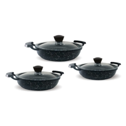 FMS 6 Parça Döküm Granit Omlet Set