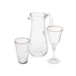 Karaca Jamie Gold Rim 25 Parça Bardak Seti