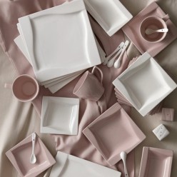 Karaca Forever Bone Rosalie 32 Parça 6 Kişilik Porselen Kahvaltı Takımı