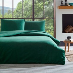 Özdilek Flanel Nevresim Takımı Çift Kişilik Zümrüt Colour