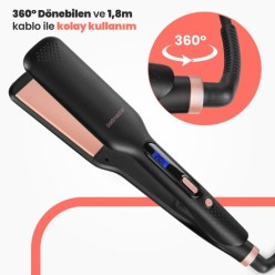 Goldmaster GM-7187 Cemre Geniş Seramik Saç Düzleştirici