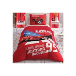 Taç Disney Cars Speed Pamuk Lisanslı Yorgan Seti