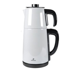 Karaca Gastro Dem 2 in 1 Çelik Çay Makinesi ve Su Isıtıcı Cool Gray