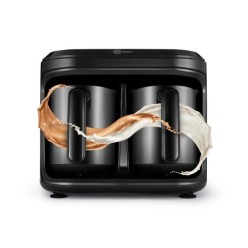 Karaca Hatır Hüps Düet Steel Sütlü Türk Kahve Makinesi Shiny Black