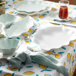 Karaca Leaf 25 Parça 6 Kişilik Porselen Kahvaltı/Servis Takımı