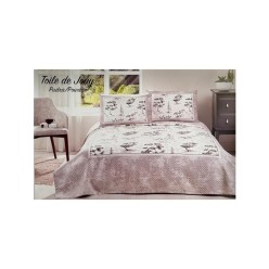 Özdilek Toile De Jouy Çift Kişilik Pike Takımı Ranforce Pudra