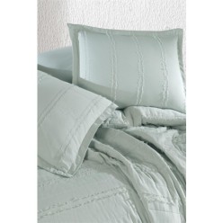 Clasy Ranforce Pamuk Çift Kişilik Yatak Örtüsü Seti Avola Ada Çayı