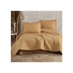 Clasy Ranforce Yatak Örtüsü Çift Kişilik Tafana V4 Zencefil