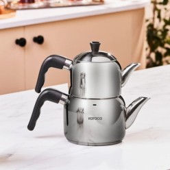 Karaca Nero Çaydanlık Takımı Mini Siyah