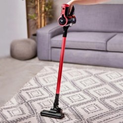 Karaca Vantuz Slim X10 Kablosuz Dikey Süpürge Kırmızı