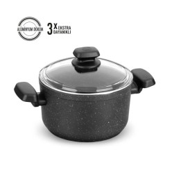 Korkmaz Ornella A1343 28 cm Derin Granit Tencere