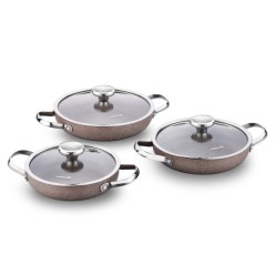 Korkmaz Browni 6 Parça Omlet Set