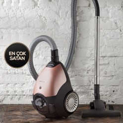 Karaca Toz Torbalı Süpürge Rosegold