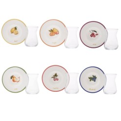 Karaca Fruits 6 Kişilik Çay Seti