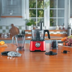 Karaca Mastermaid 10 in 1 Imperial Red Çok Amaçlı Gıda Hazırlama Seti